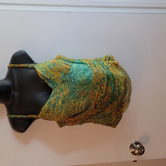 VINTAGE MUSANI COUTURE SILK SHIRT AND TOP SET - Picture 6 of 16